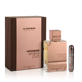 Al Haramain Amber Oud Tobacco Edition EDP 200 ml + vreckový sprej plniteľný (unisex)