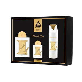 Lattafa Pride Peace & Love EDP 100 ml + EDP 20 ml + DEO v spreji 200 ml (unisex)