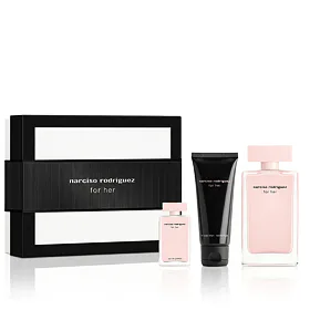 Narciso Rodriguez For Her EDP 100 ml + EDP MINI 10 ml + BL 50 ml (woman)