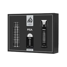 Lattafa Pride Pisa EDP 100 ml + EDP 20 ml + tělový sprej 200 ml (unisex)