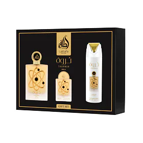 Lattafa Pride Tharwah Gold EDP 100 ml + EDP 20 ml + tělový sprej 200 ml (unisex)