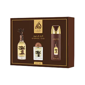 Lattafa Pride Eternal Oud EDP 100 ml + EDP 20 ml + DEO v spreji 200 ml (unisex)