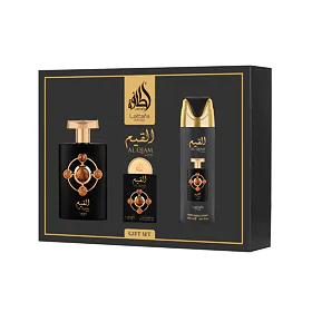 Lattafa Pride Al Qiam Gold EDP 100 ml + EDP 20 ml + DEO v spreji 200 ml (unisex)