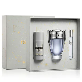 Rabanne Invictus EDT 100 ml + EDT MINI 10 ml + DEO v spreji 150 ml (man)