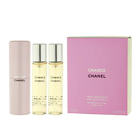 Chanel Chance EDTplniteľný 20 ml + EDT náplň 2 x 20 ml W