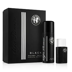 Alfa Romeo Black EDT 15 ml + tělový sprej 150 ml (man)