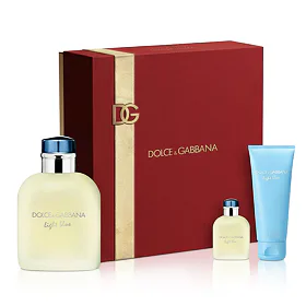 Dolce & Gabbana Light Blue pour Homme EDT 75 ml + EDT MINI 4,5 ml + SG 50 ml (man)