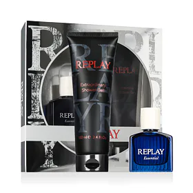 Replay Essential For Him Darčeková kazeta toaletná voda 30 ml + sprchovací gél 100 ml
