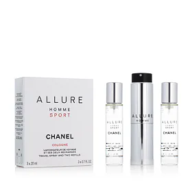 Chanel Allure Homme Sport EDC plniteľný 20 ml + EDC náplň 2 x 20 ml (man)