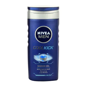 Nivea Men Cool Kick osviežujúci sprchový gél na telo aj vlasy 250 ml M